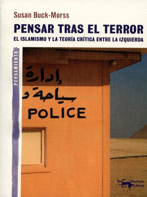 cover image of Pensar tras el terror